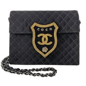 Chanel Matelasse/Camellia Shoulder Bag